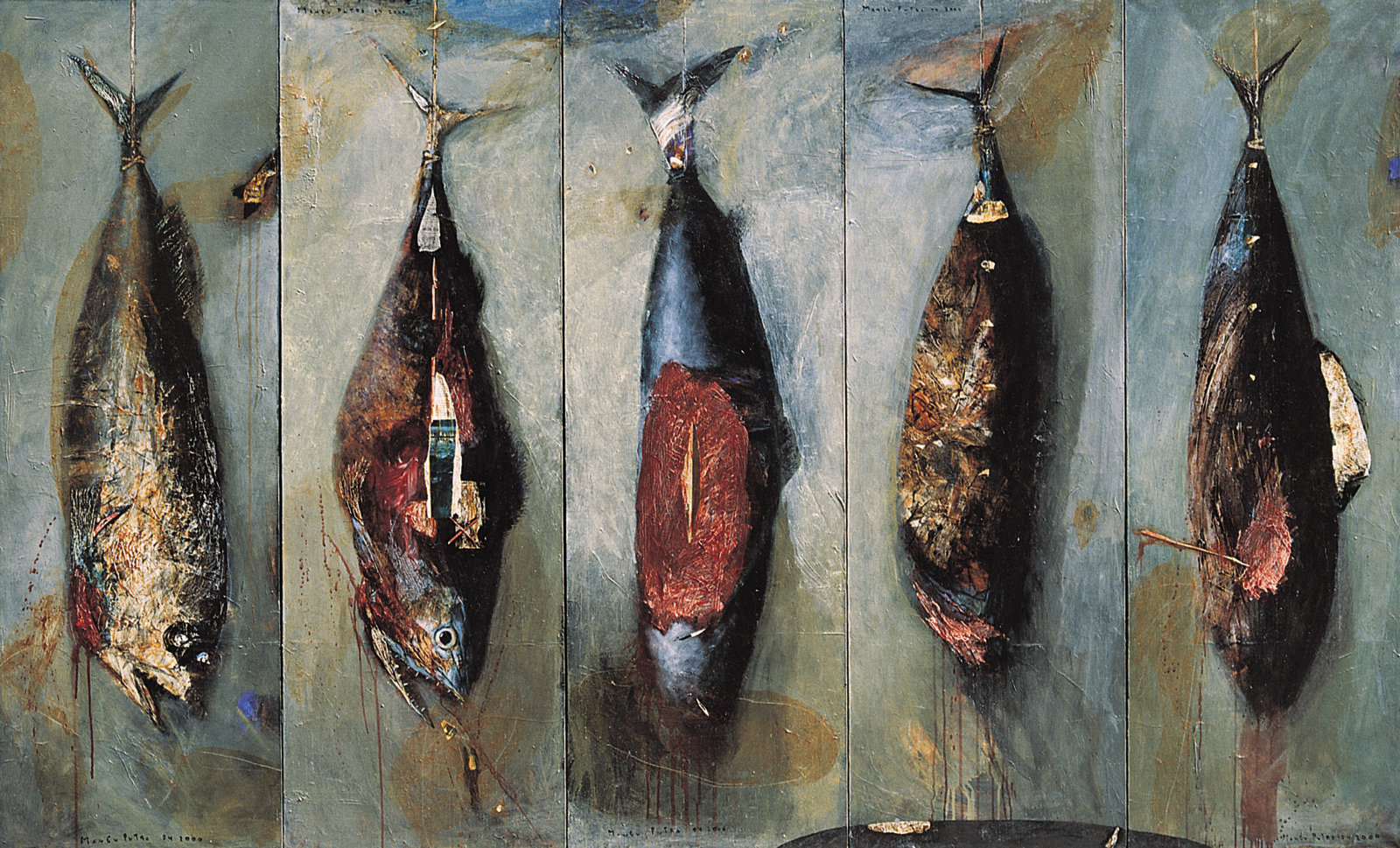 Mangu Putra’s career started in advertising (featured work: Exploitation, mixed media on canvas, 2000) - Courtesy of the artist What is contemporary Indonesian art?